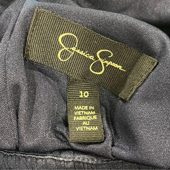 Jessica Simpson Navy Halter mini Dress size 10 - Picture 7 of 12